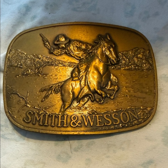 Other - Smith & Wesson Gold Belt Buckle